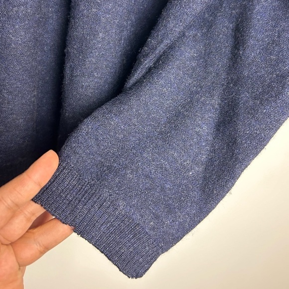 Smartwool Navy Blue 100% Merino Wool Sweatshirt Zip Men’s Size S minimalist - Picture 6 of 14